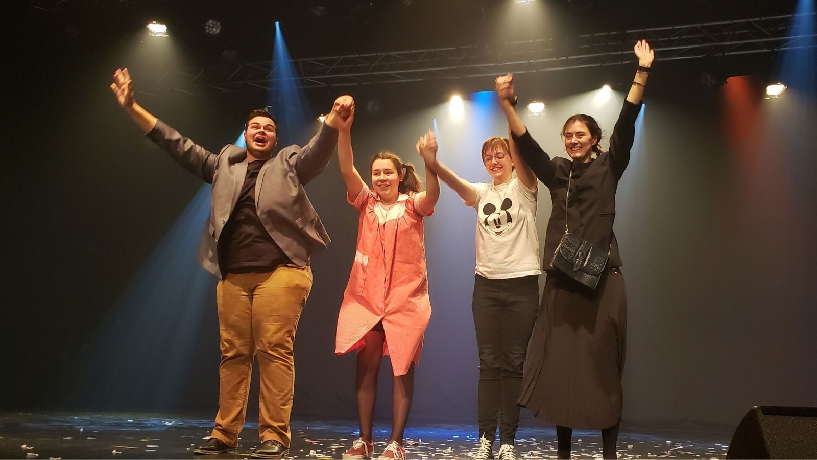 L’équipe d’animation est composée de Dominique Bolduc, Pierre-Yves Grondin, Ève Morin et Katherine Roy. 