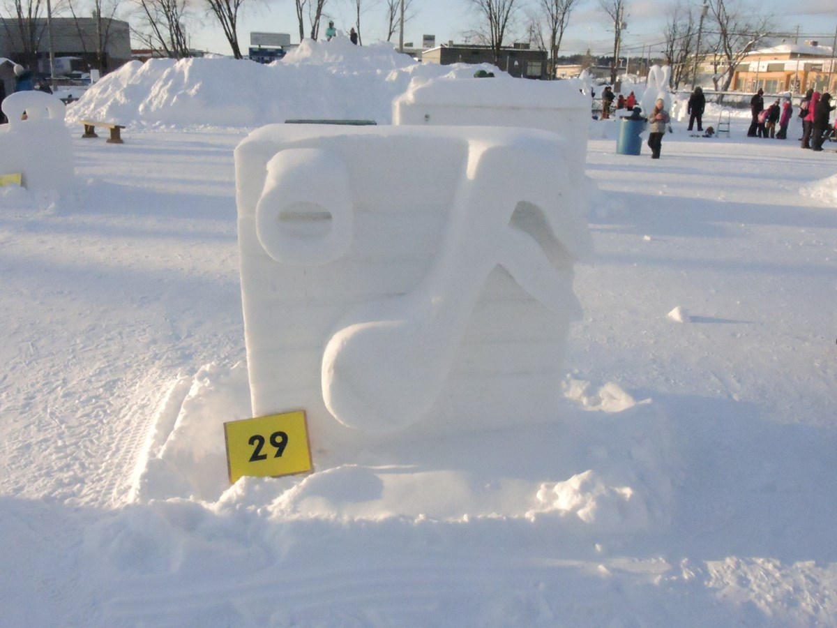 Le froid glacial n'a pas eu raison de l'élan créatif des sculpteurs