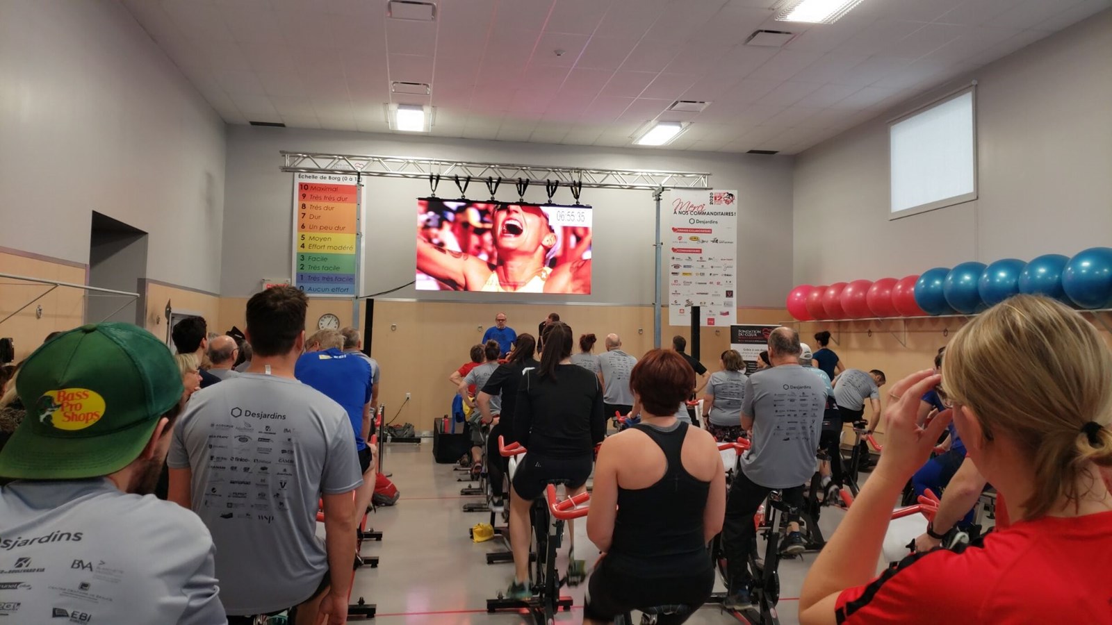 Le maire de Saint-Georges et Simon LeBlanc animent le 7e Cardio-thon