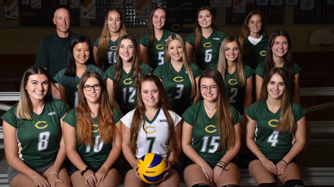 L’équipe féminine de volleyball division 3