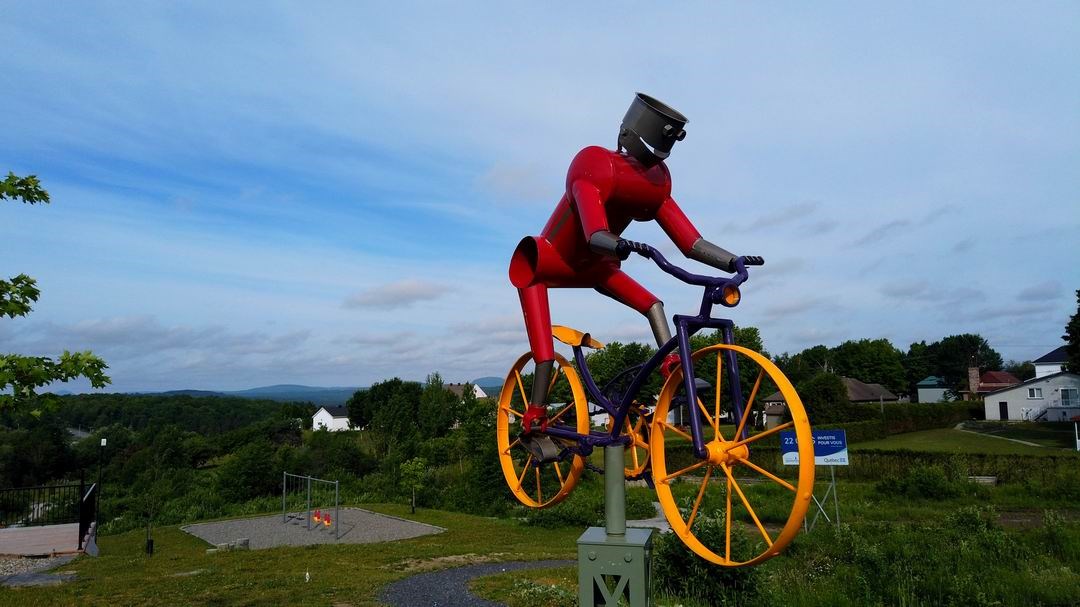 Normand DeLessard présente le Parc de Saint-Victor de Beauce