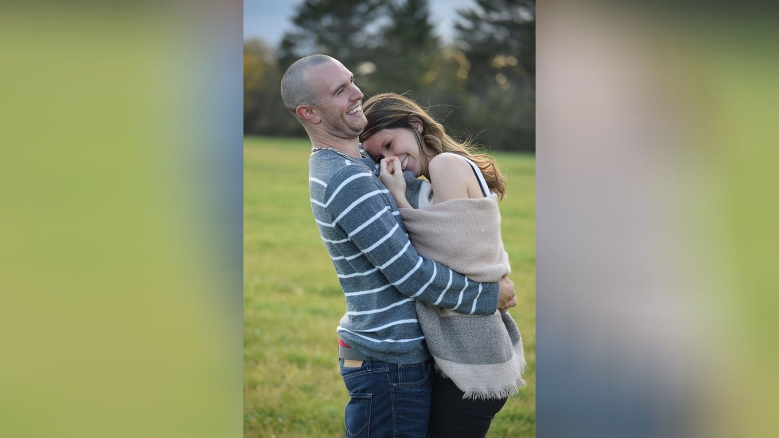 Frédéric Hamel et sa conjointe Caroline Létourneau