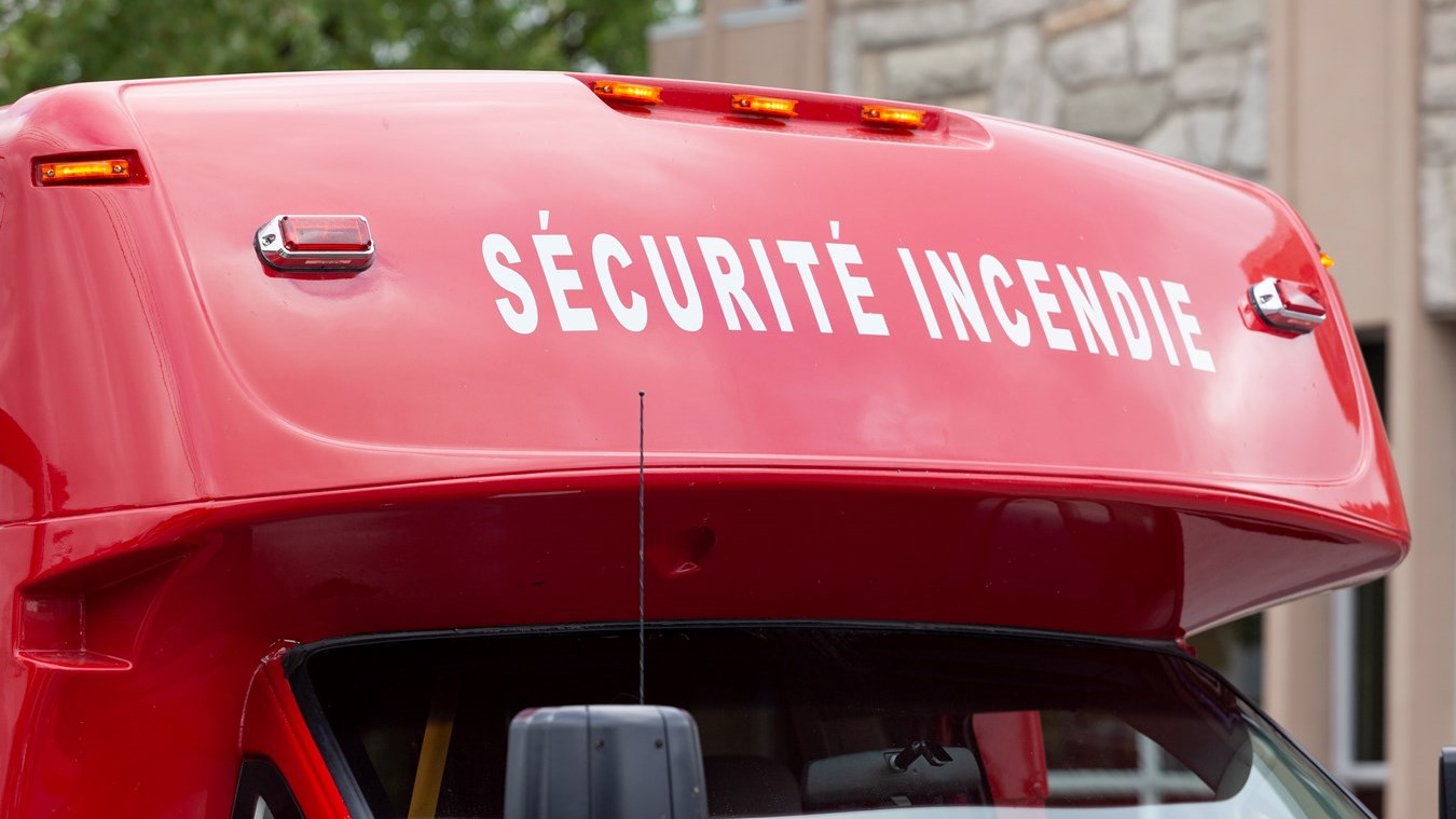Incendie de chalet à Saint-Frédéric