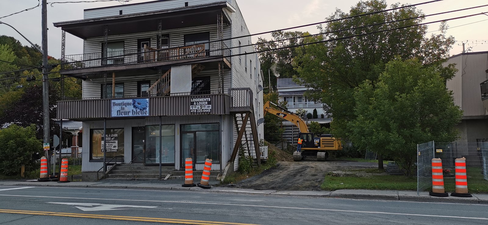 Un autre immeuble démoli à Beauceville