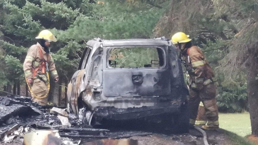 Une résidence est ravagée par les flammes à Saint-Prosper