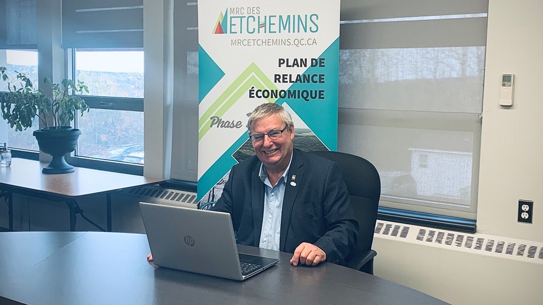 Préfet de la MRC des Etchemins et maire de Saint-Prosper, Richard Couët