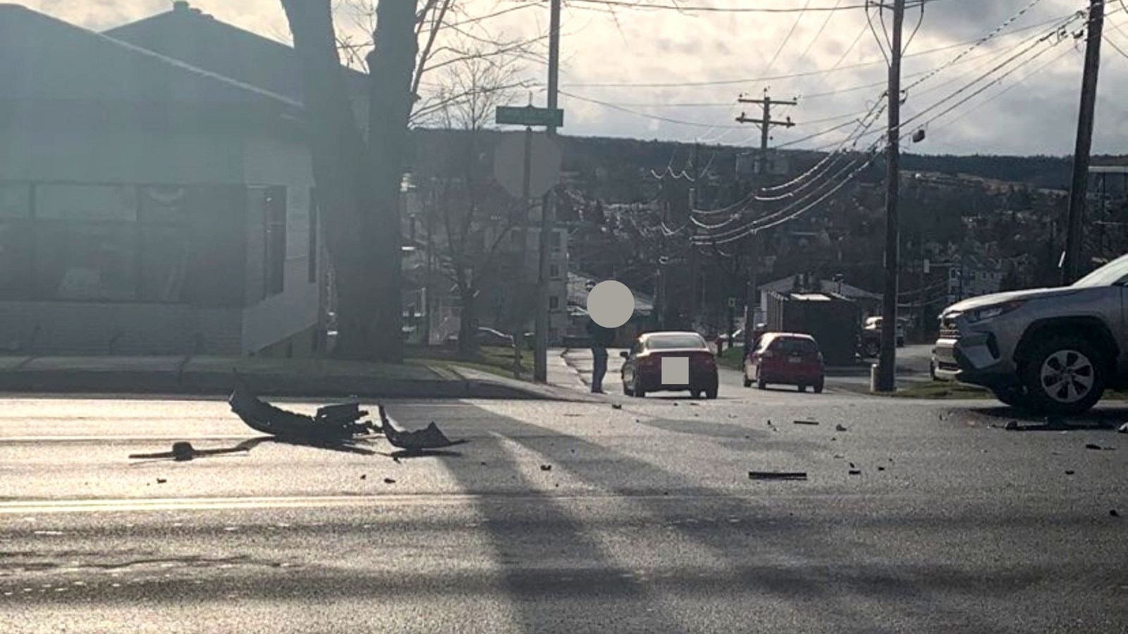 Collision entre deux voitures sur le boulevard Lacroix