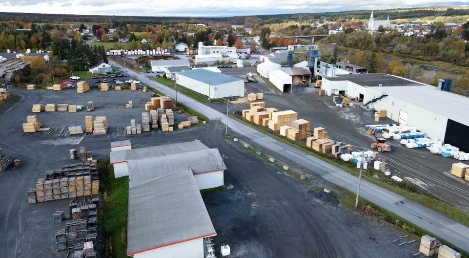 Normand DeLessard présente une vue aérienne de Saint-Martin