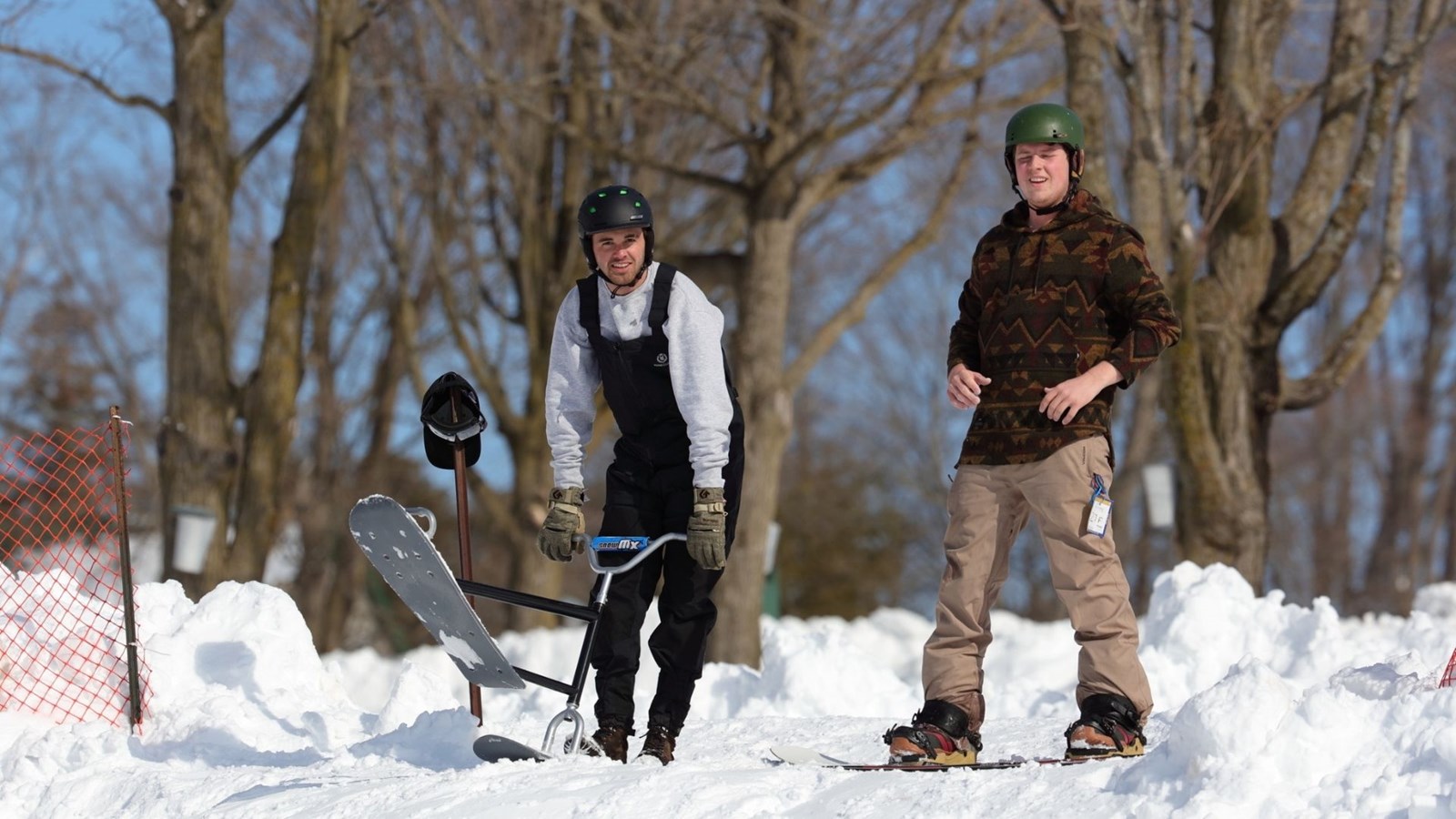 Simon Dutil a lancé son entreprise de création de snowpark