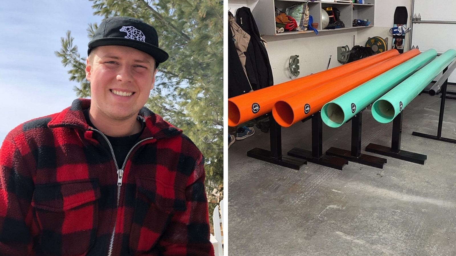 Simon Dutil a lancé son entreprise de création de snowpark