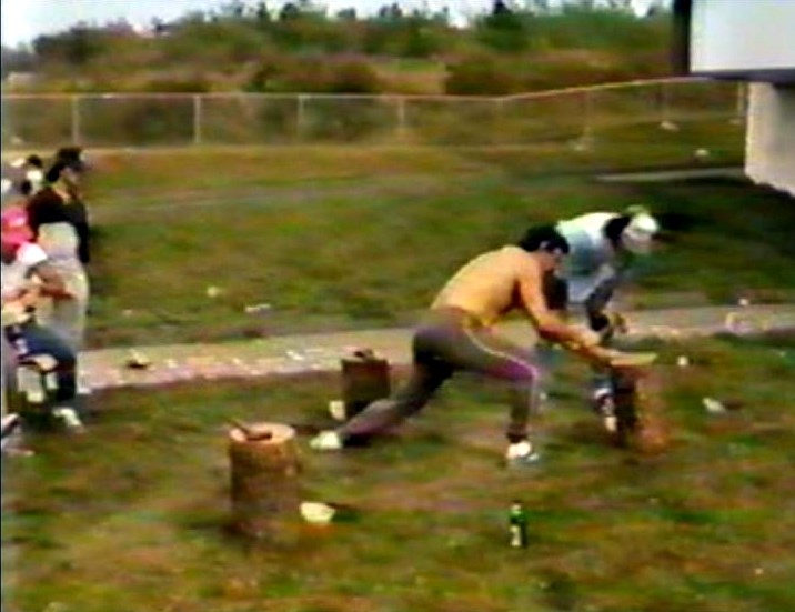 Normand DeLessard présente le village en fête de Saint-Robert-Bellarmin en 1987
