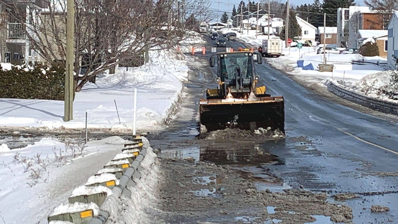 La circulation est perturbée sur la 127e rue à Saint-Georges