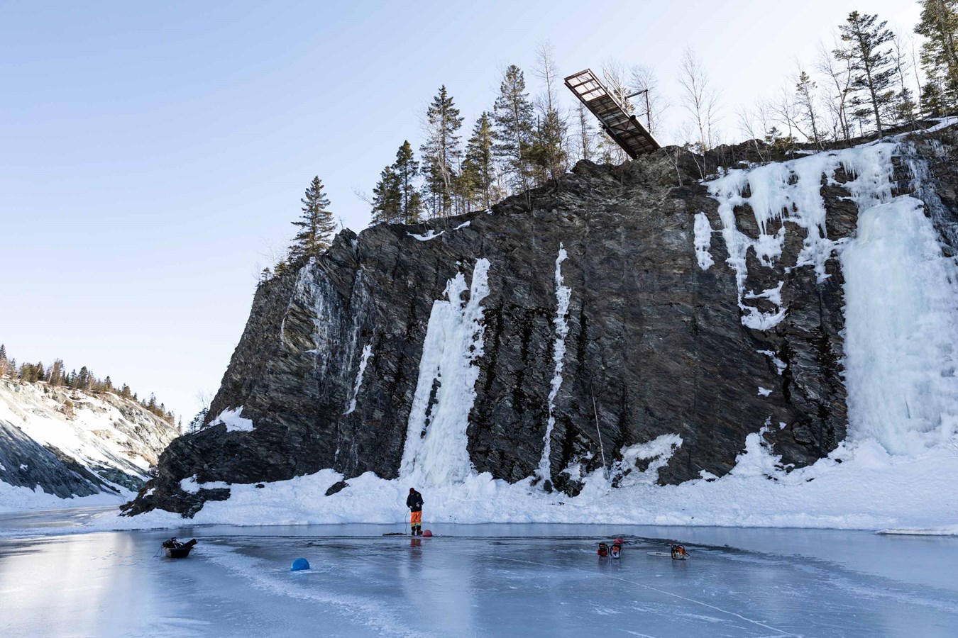 Lysanne Richard et Yves Milord ont réussi leur plongeon de haut vol hivernal