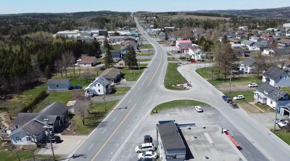 Normand DeLessard présente Sainte-Justine vue du ciel