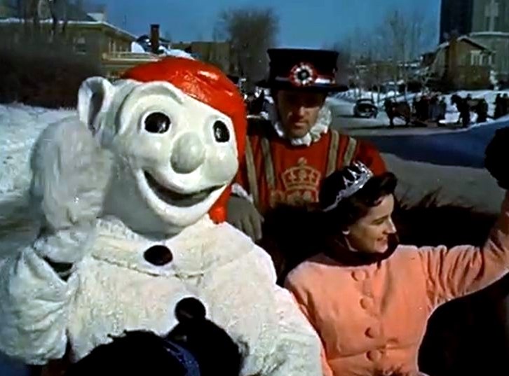Normand DeLessard présente le Carnaval de Québec en 1956
