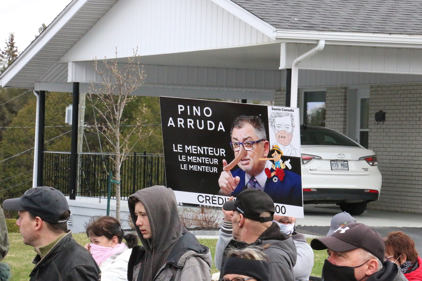 500 personnes à une manif contre les mesures sanitaires de la COVID-19