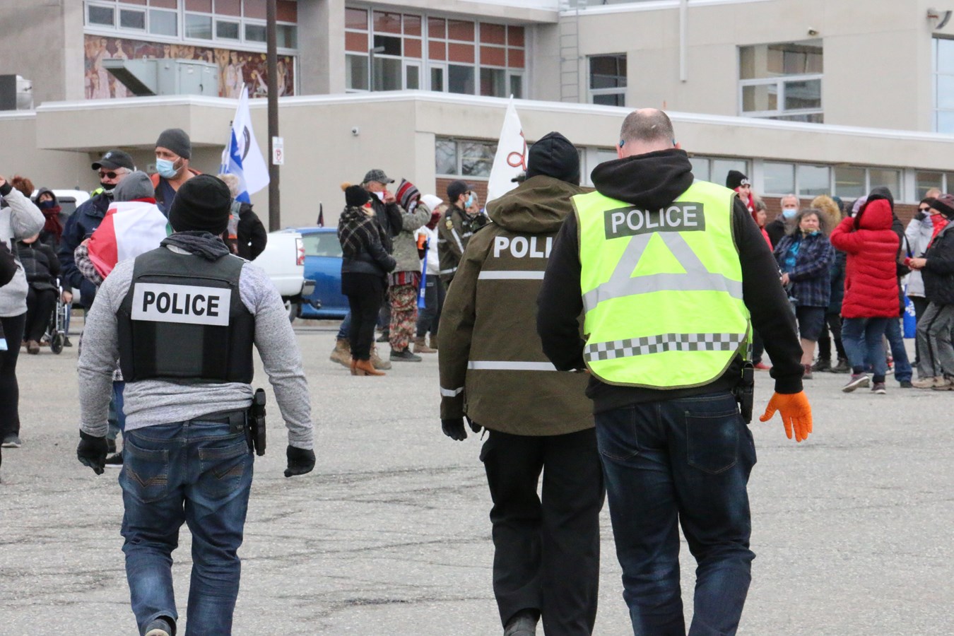 500 personnes à une manif contre les mesures sanitaires de la COVID-19