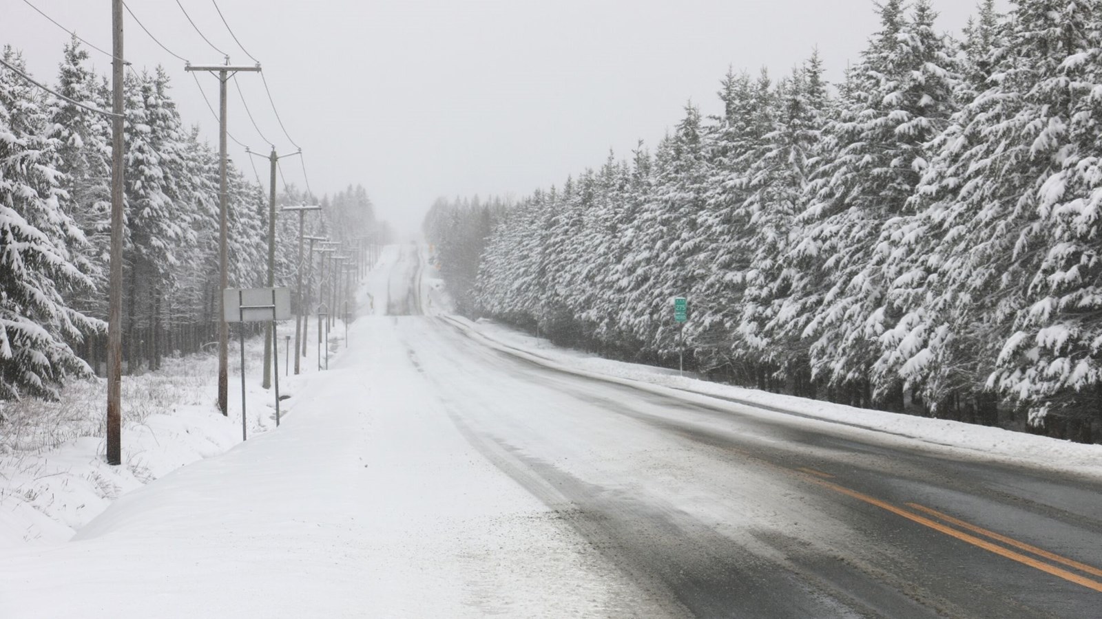Route 275 entre Saint-Prosper et Saint-Zacharie