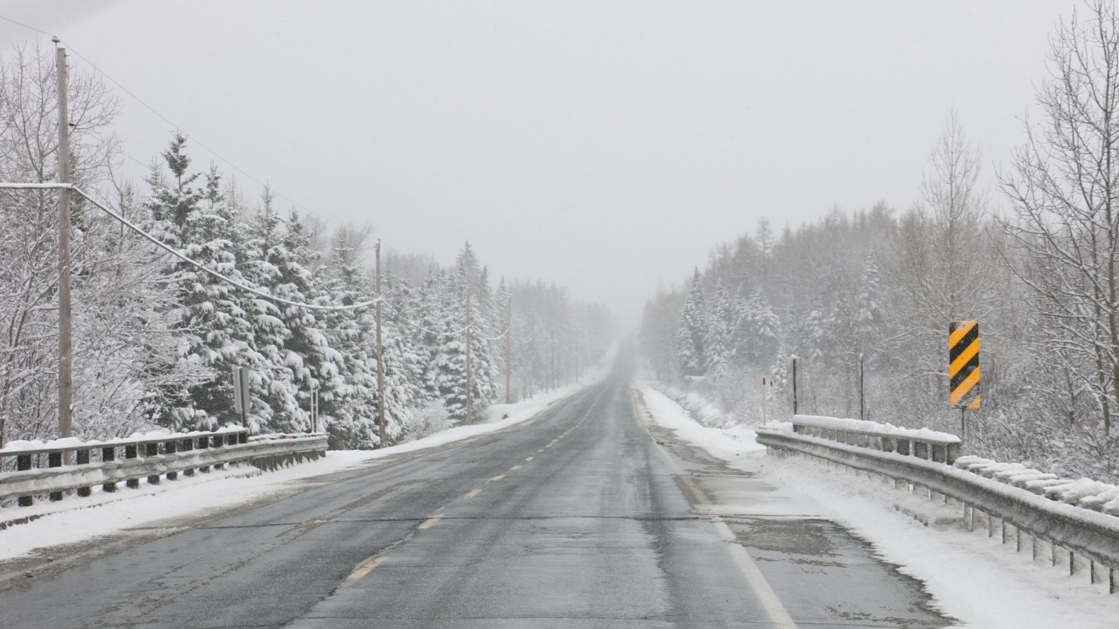 Route 204 entre Saint-Prosper et Sainte-Rose