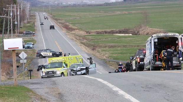 Accident à Saint-Joseph-des-Érables: la motocycliste est décédée