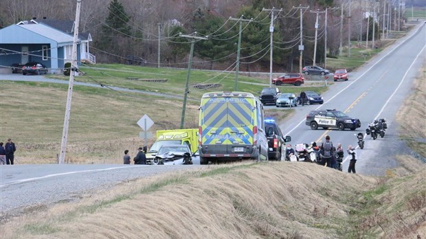 Accident à Saint-Joseph-des-Érables: la motocycliste est décédée