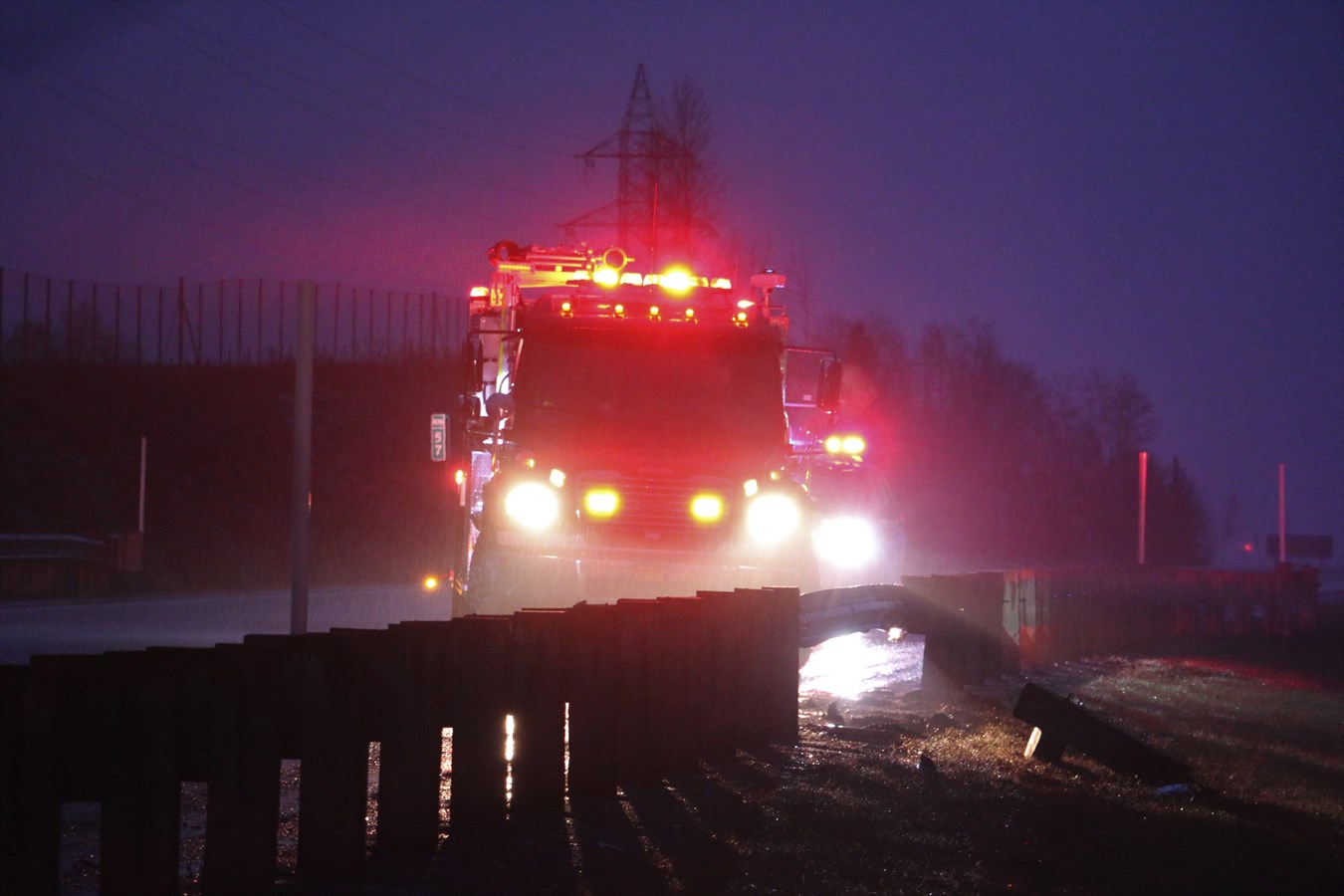Embardée sur l'autoroute 73
