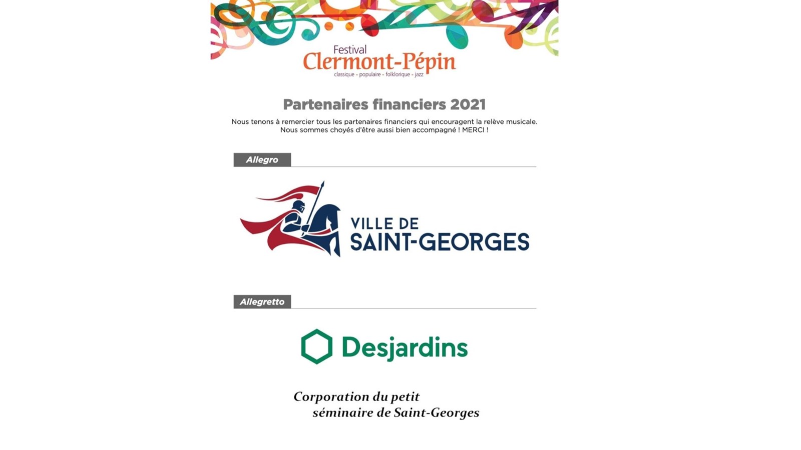 Le Festival Clermont-Pépin dévoilera ses gagnants le 15 mai