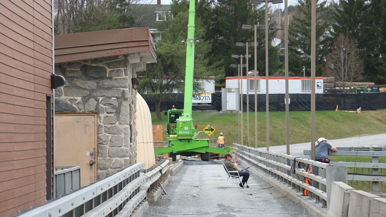L'accès au chantier du barrage Sartigan est interdit
