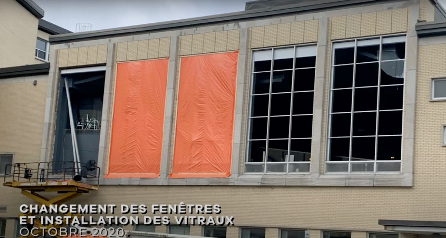 Les vitraux de la salle Alphonse-Desjardins restaurés au coût de 300 000$
