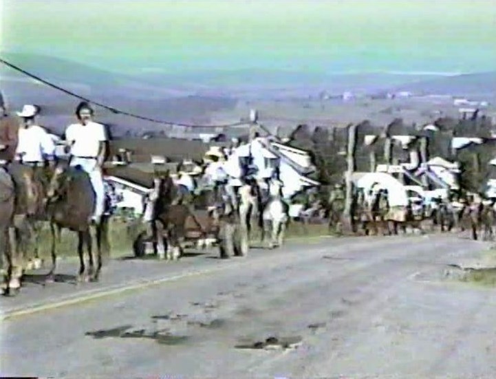 Normand DeLessard présente la Grande Randonnée de Saint-Victor à St-Jules en 1989