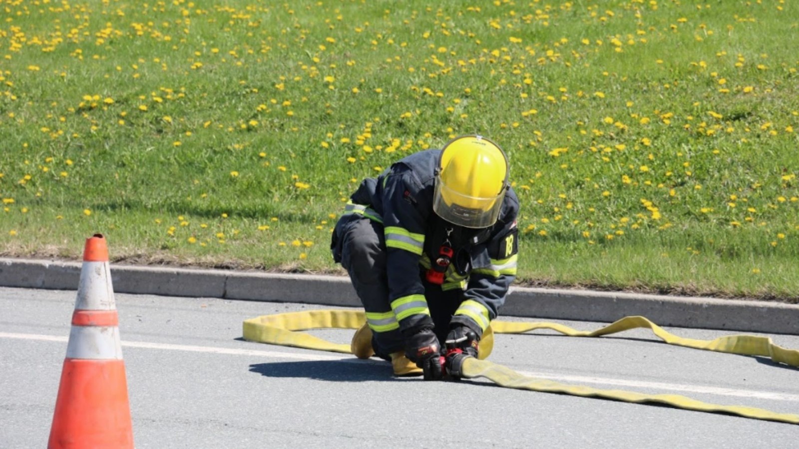 Feu de cheminée dans une résidence à Beauceville