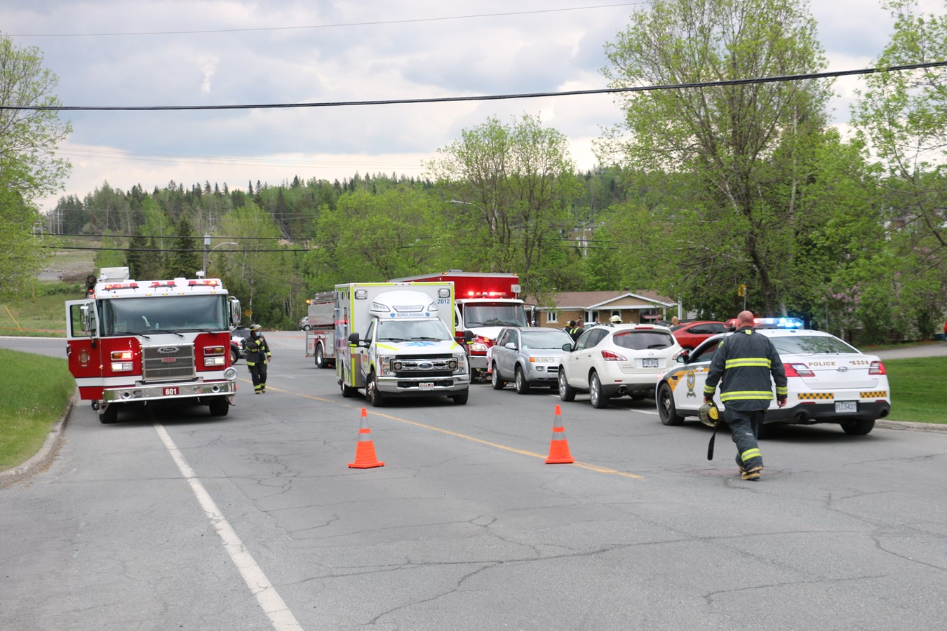 Incendie à Saint-Georges : une entrée électrique en cause