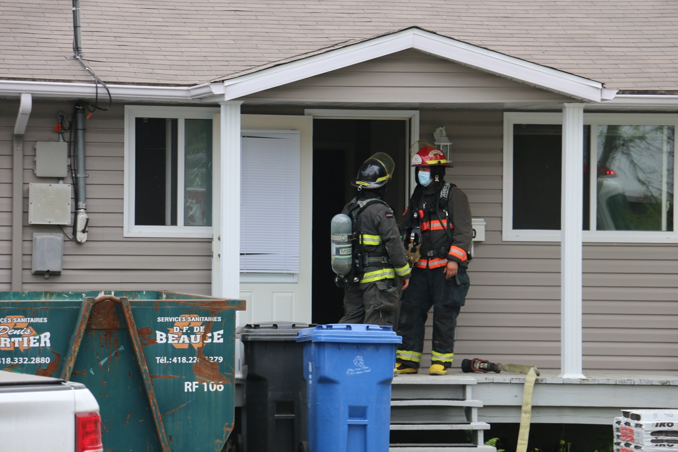 Incendie à Saint-Georges : une entrée électrique en cause