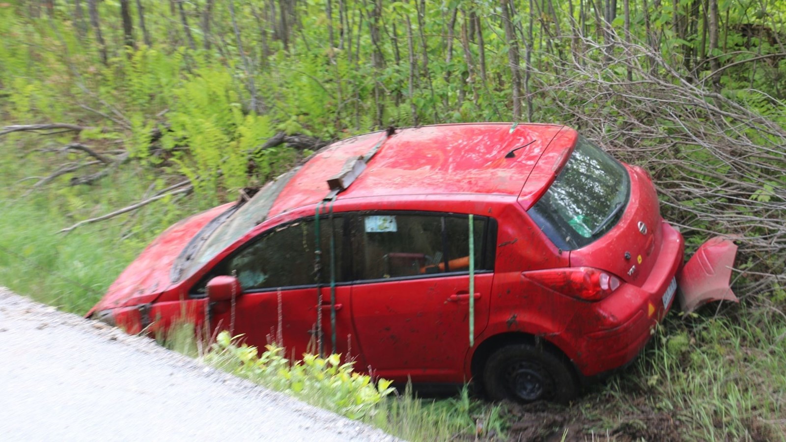 Sortie de route sur la 271