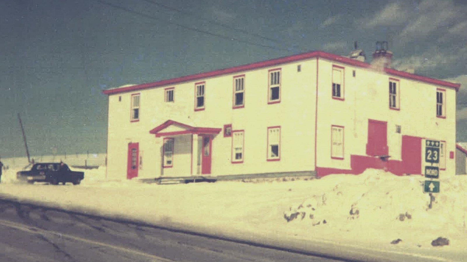 Deuxième fromagerie, sur le terrain actuel. Démolie en 1975.