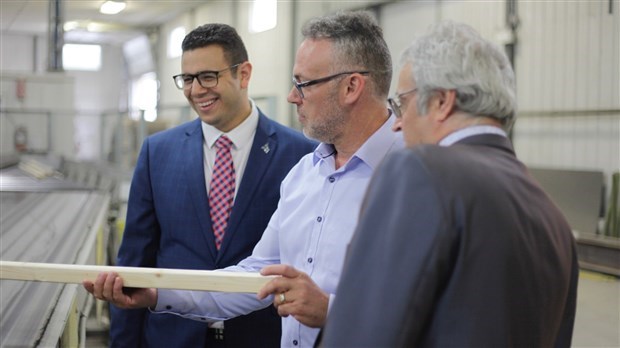 Le président-directeur général de l'entreprise, Steeve Roy, en 2019.