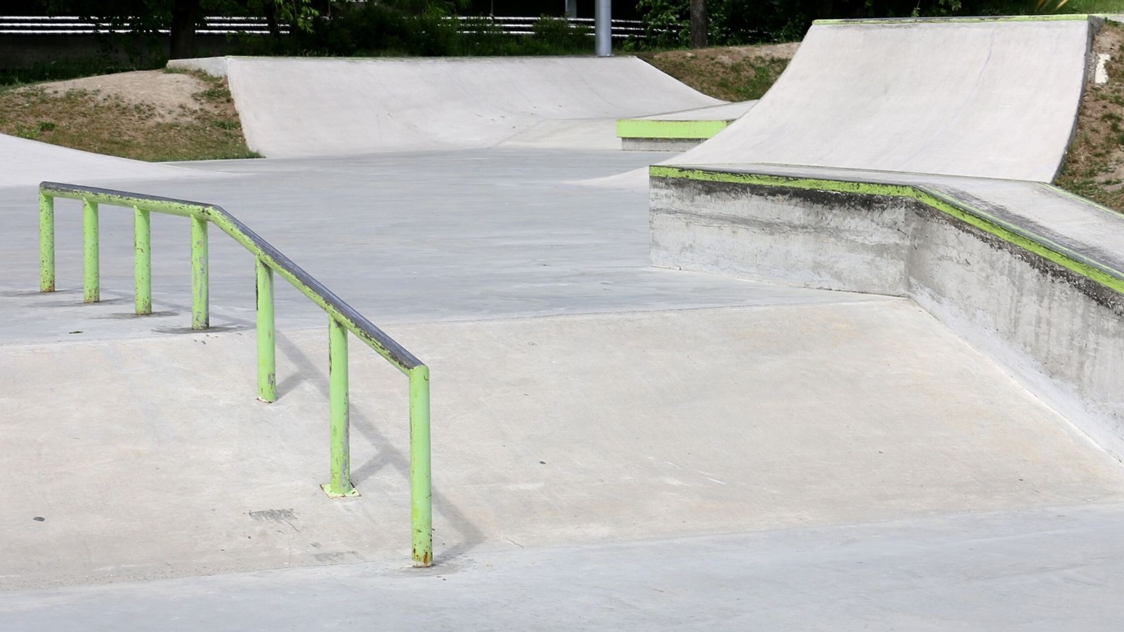 Plusieurs skate parcs, du genre de celui-ci, seront aménagés dans la MRC.