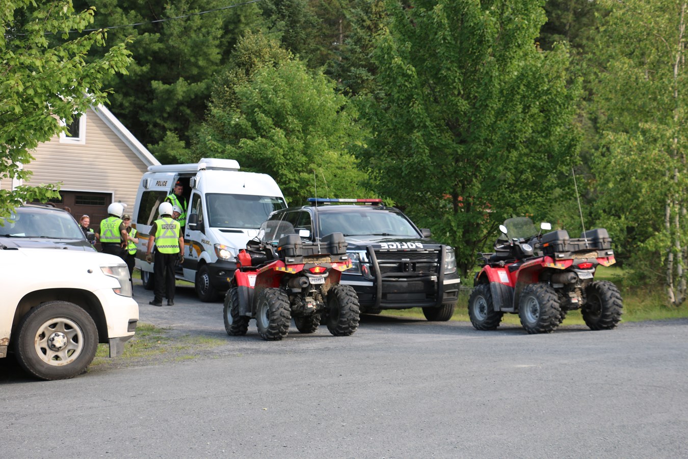 La femme recherchée à Saint-Georges a été retrouvée sauve