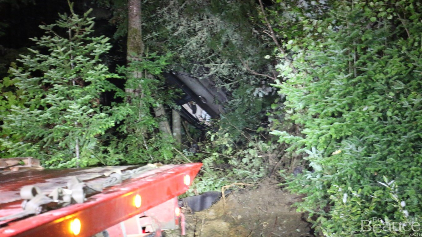 Accident à Saint-Benjamin.