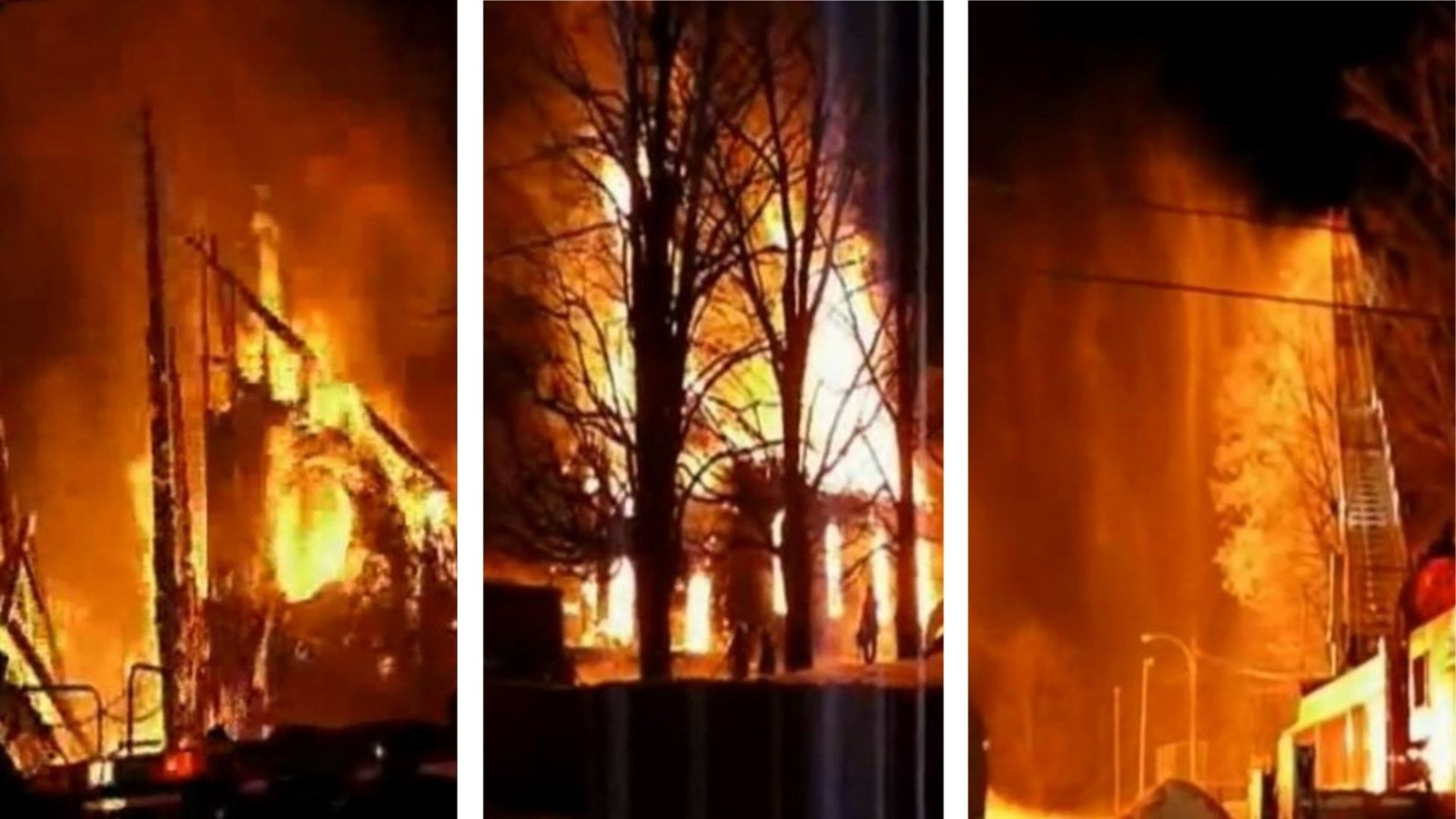 Normand DeLessard présente l'incendie de l'église de Saint-Philibert en 2009