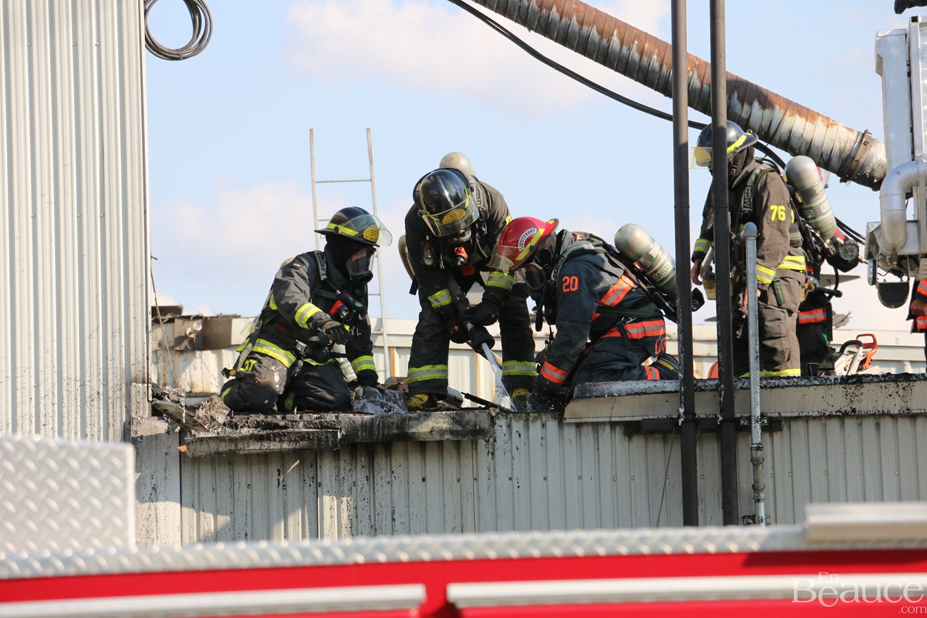 Incendie à l'usine Matra : dommages limités