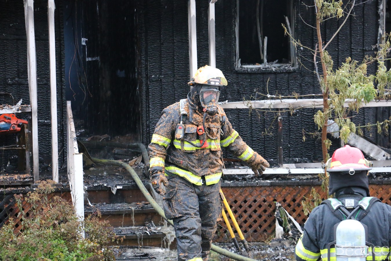 Une résidence ravagée par les flammes à Beauceville