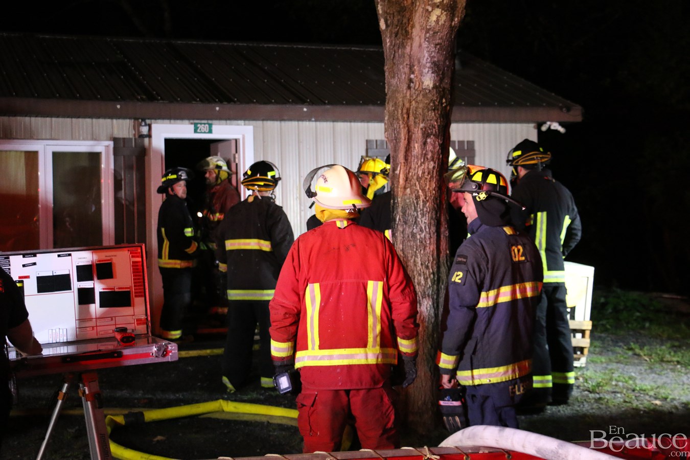 Incendie de résidence à Saint-Joseph-des-Érables