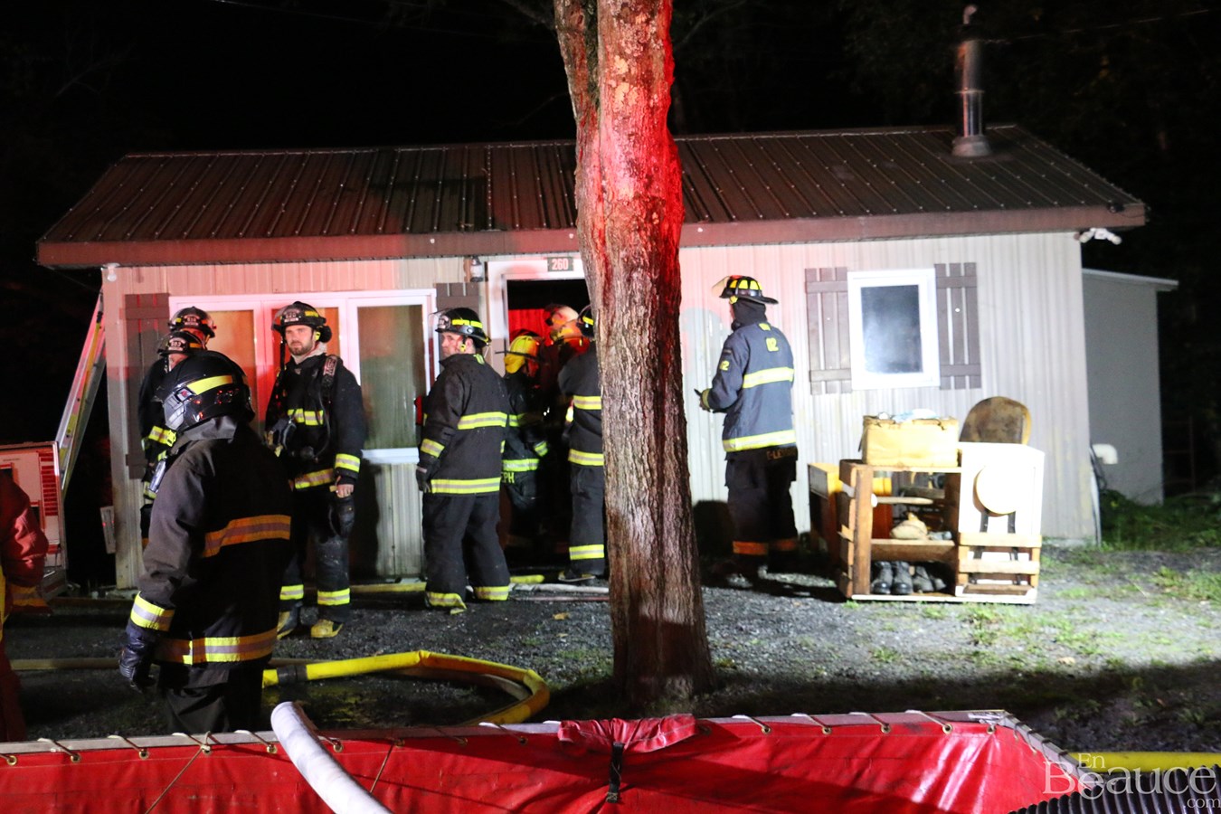 Incendie de résidence à Saint-Joseph-des-Érables
