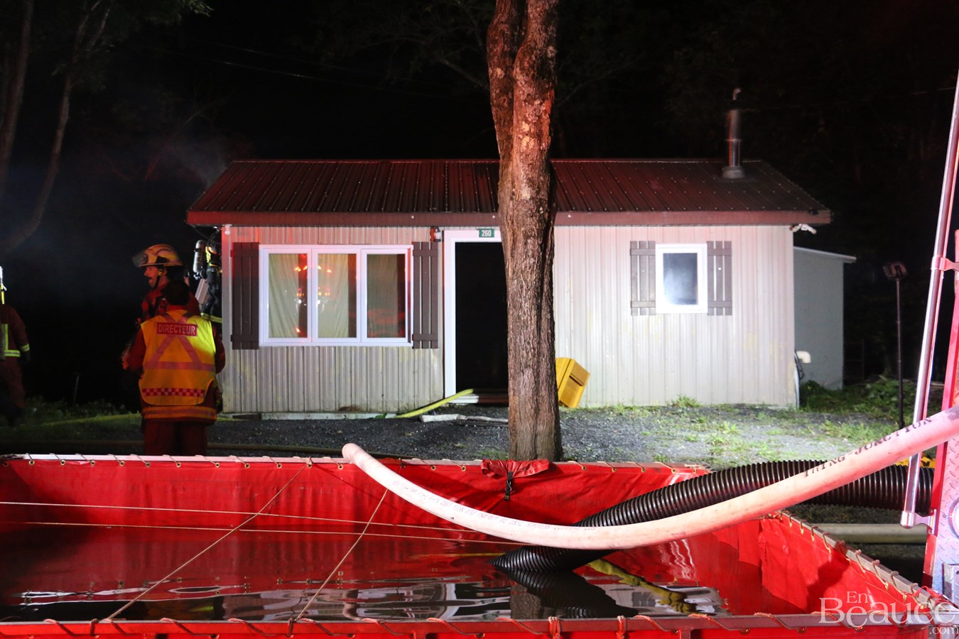 Incendie de résidence à Saint-Joseph-des-Érables