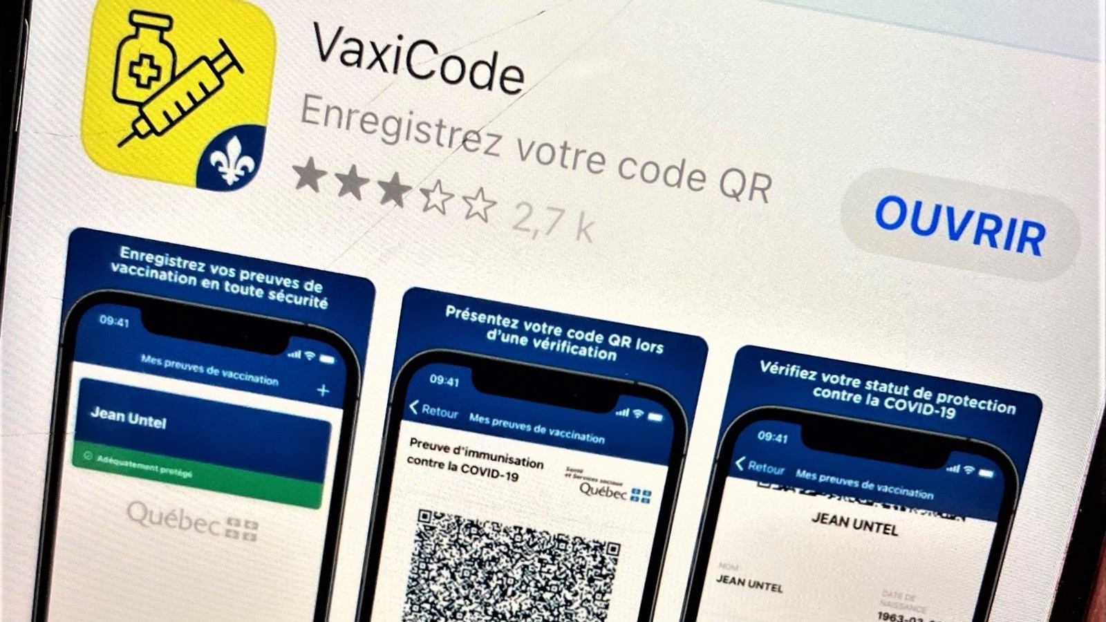 Passeport vaccinal: opération policière spéciale