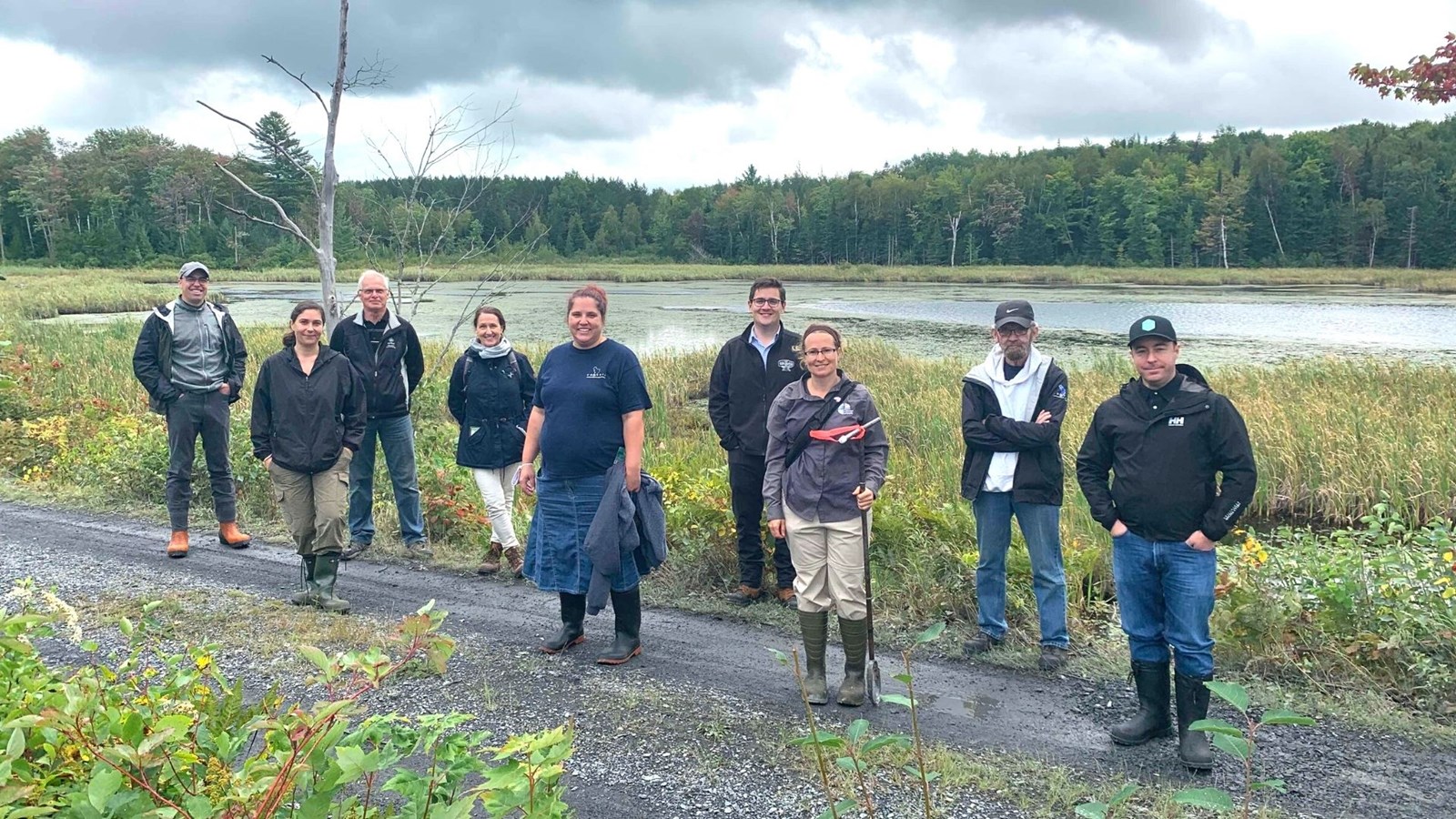 Une visite d’un milieu naturel d’exception pour les élus de la MRC Robert-Cliche