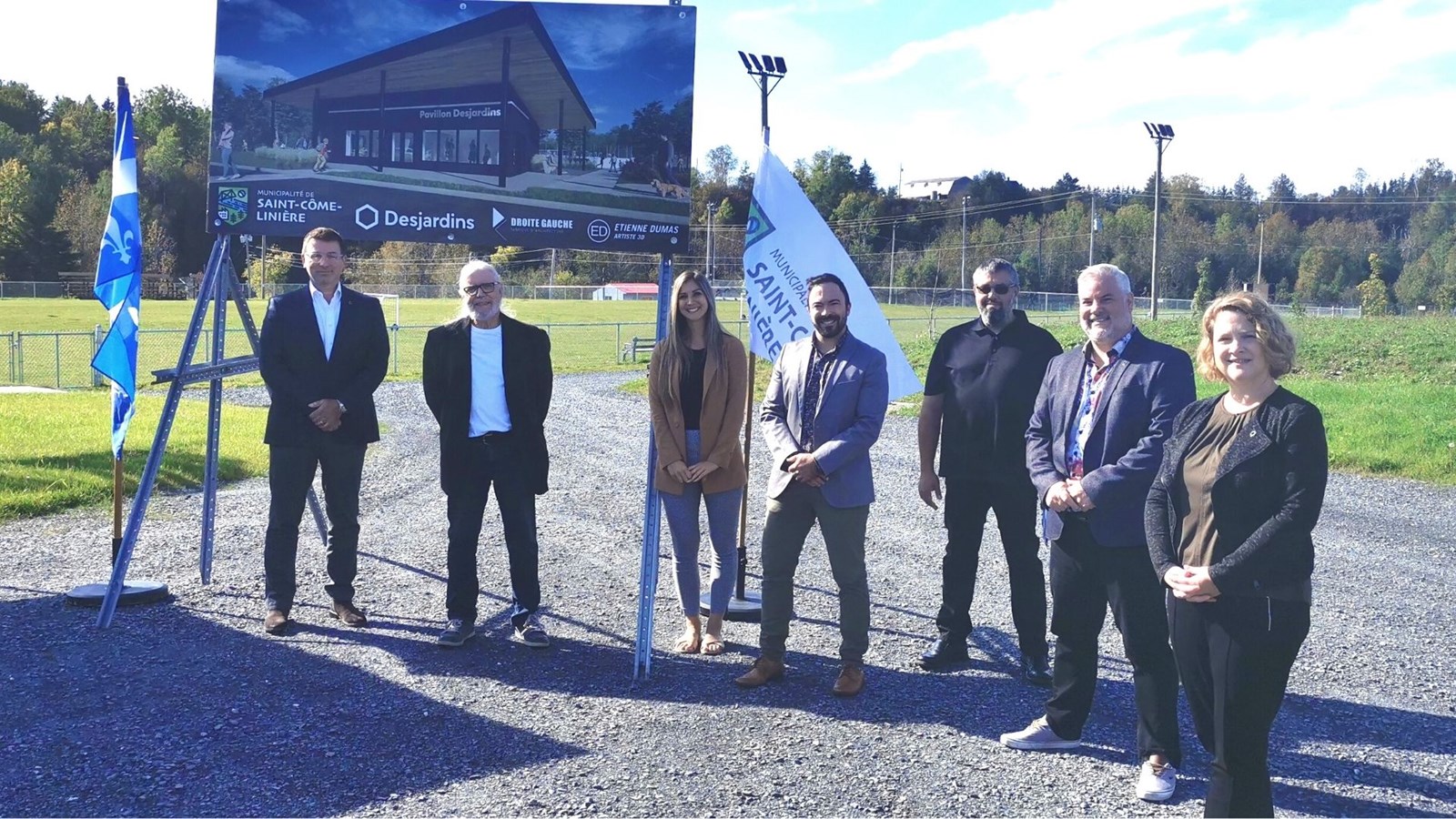 Saint-Côme dévoile le projet de pavillon d'accueil du parc des Berges-Du-Loup