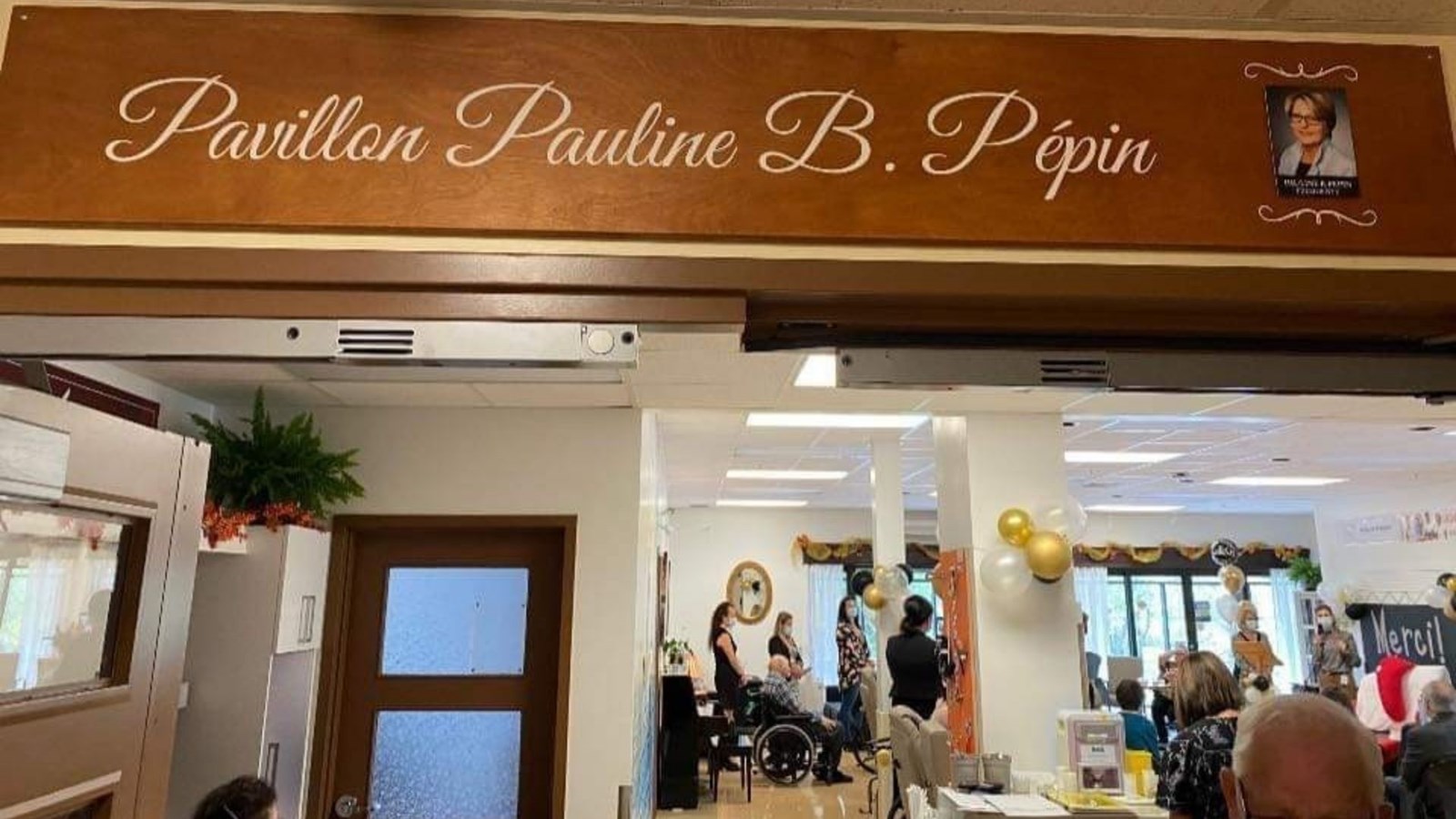 Un pavillon nommé en l’honneur de Pauline B. Pépin
