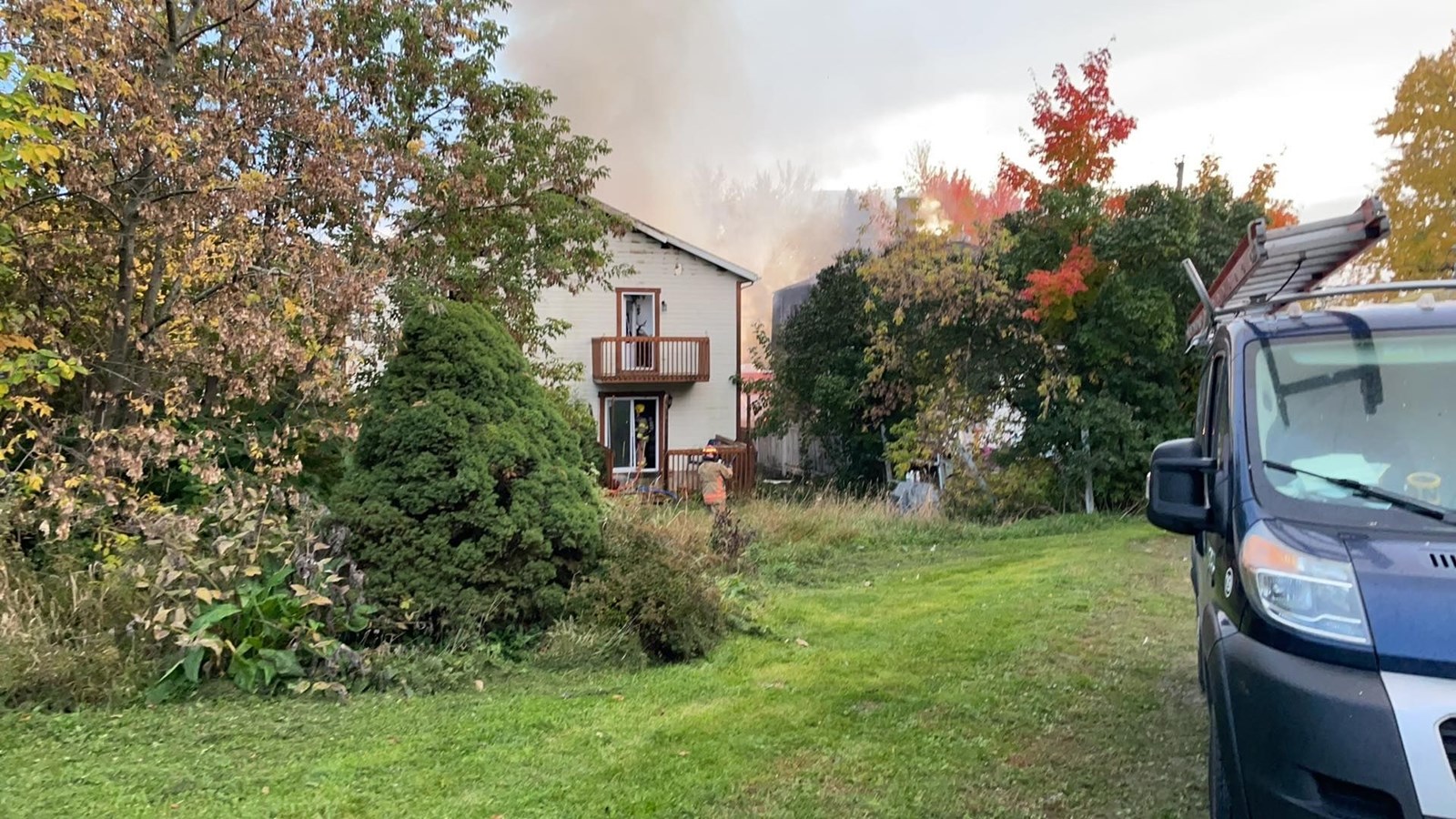 Deux maisons incendiées à Scott